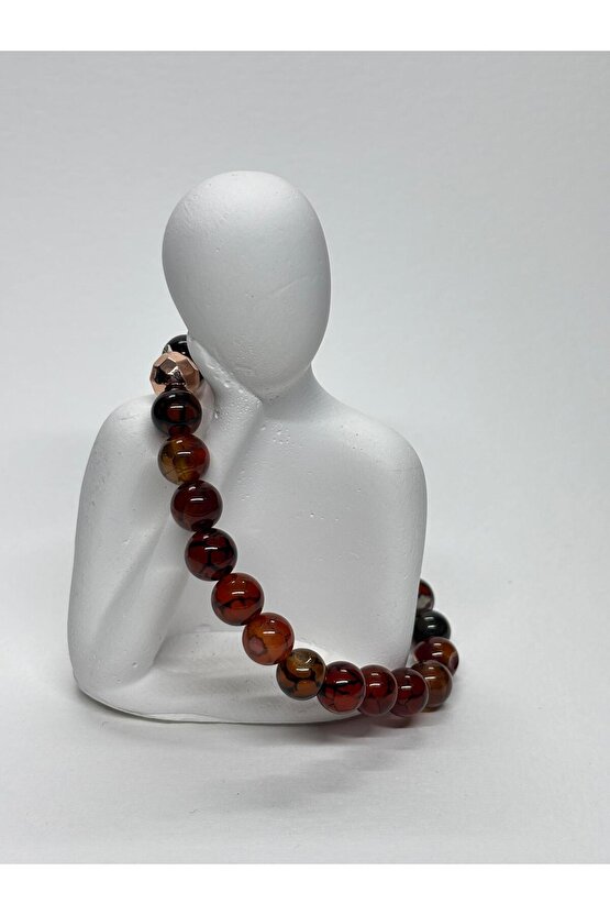 DRAGON AKİK DOĞALTAŞ BİLEKLİK