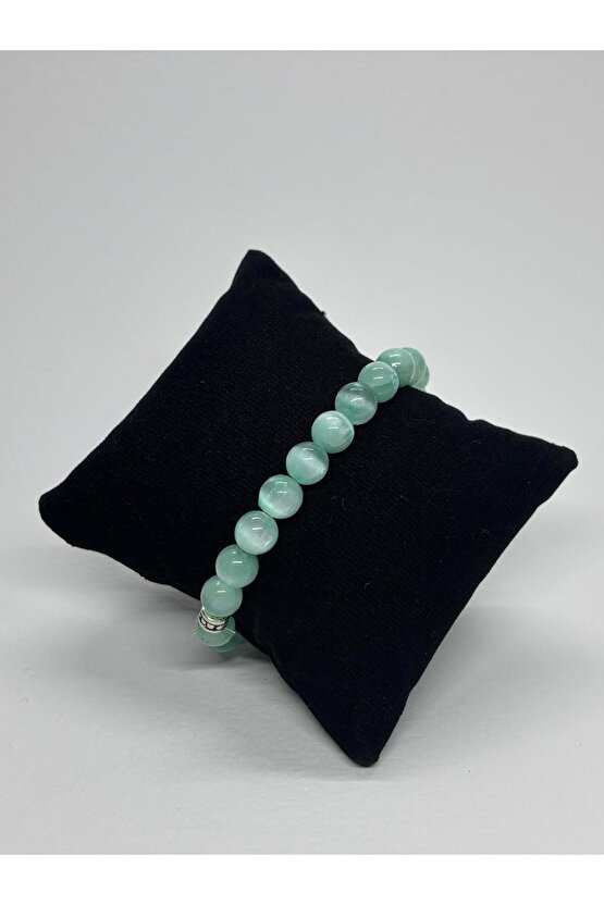 MAVİ SELENİT AA+ KALİTE DOĞALTAŞ BİLEKLİK