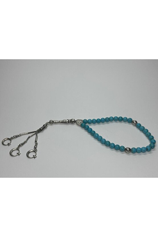 TURKUAZ NAZAR TAŞI DOĞALTAŞ TESBİH