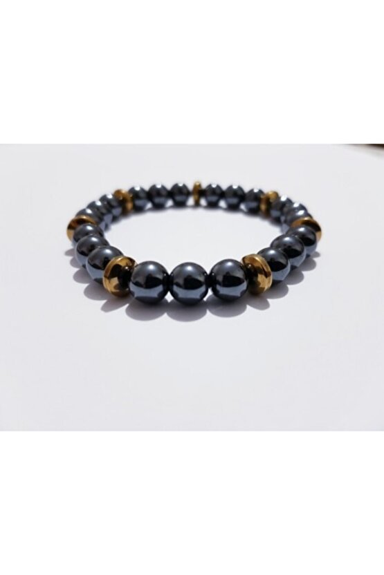 Doğaltaş Hematit Bileklik