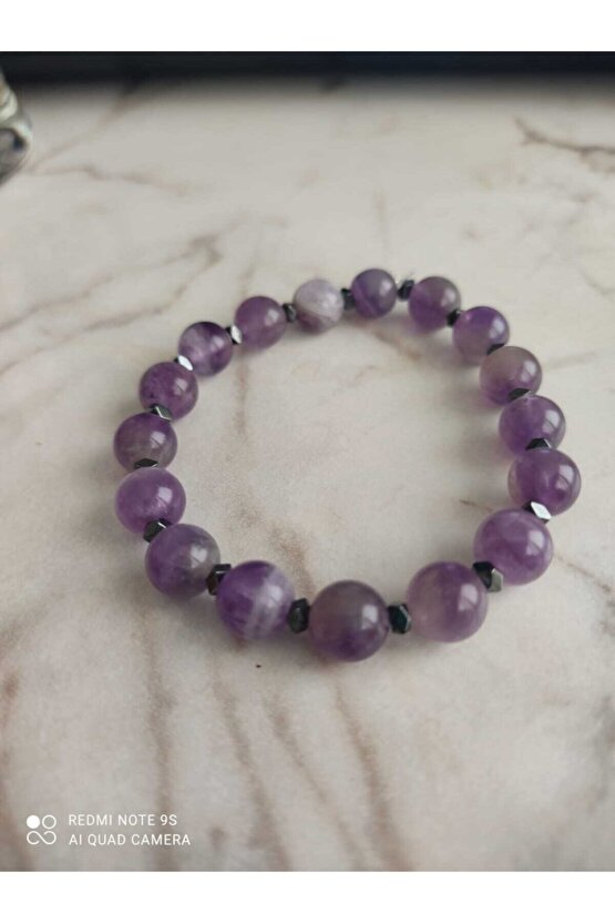 Ametist Doğaltaş Bileklik