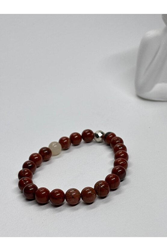 KIRMIZI JASPER DOĞALTAŞ BİLEKLİK