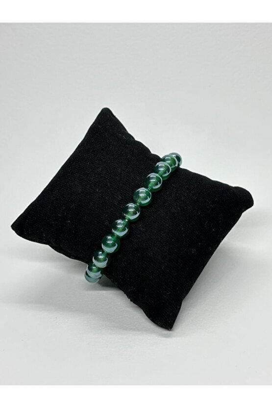 YEŞİL AYNALI AKİK DOĞALTAŞ BİLEKLİK