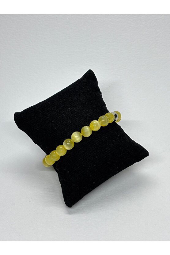 SARI SELENİT DOĞALTAŞ BİLEKLİK