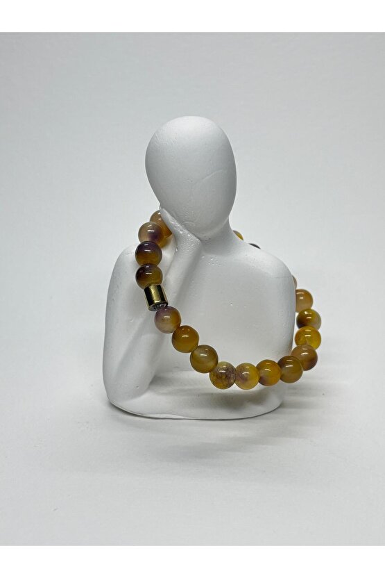 RENKLİ AKİK DOĞALTAŞ BİLEKLİK