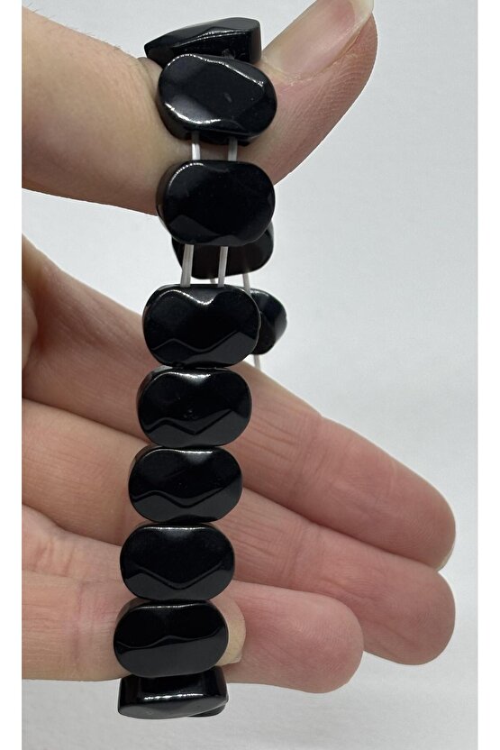 SİYAH ONİKS DOĞALTAŞ ROLEKS BİLEKLİK