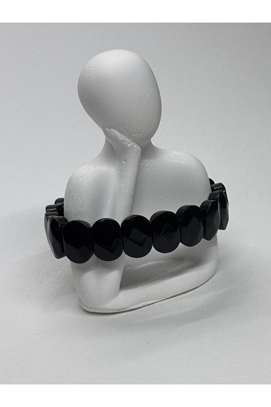 SİYAH ONİKS DOĞALTAŞ ROLEKS BİLEKLİK