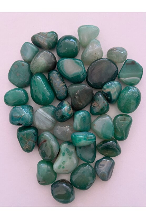 Akik Tımbıl Doğaltaş Yeşil