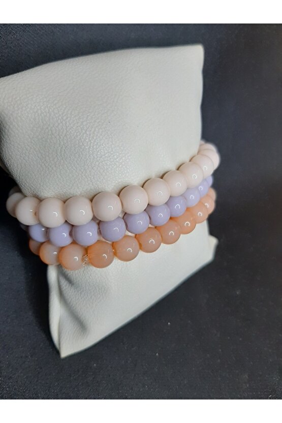 3’lü Cam Boncuk Bileklik Seti – 3 Al Az Öde Fırsatı Unisex