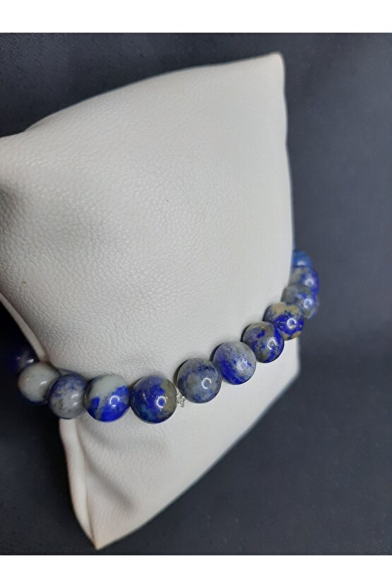 Lapis Lazuli Doğaltaşı Bileklik Şık Tasarım Unisex