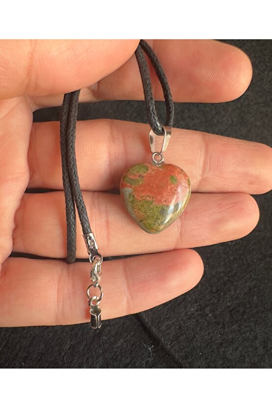 Doğaltaş Kolye (Unakit taşı )