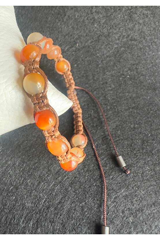 Doğaltaş bileklik(Turunc Akik)