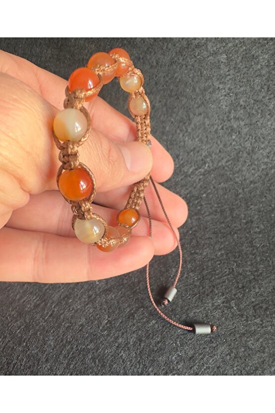 Doğaltaş bileklik(Turunc Akik)