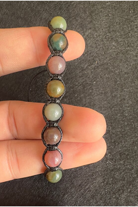 Doğaltaş bileklik (Yosunlu Akik)