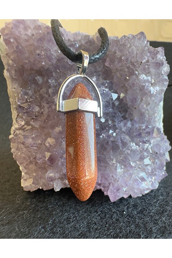 Doğaltaş kolye(Yıldız taşı )