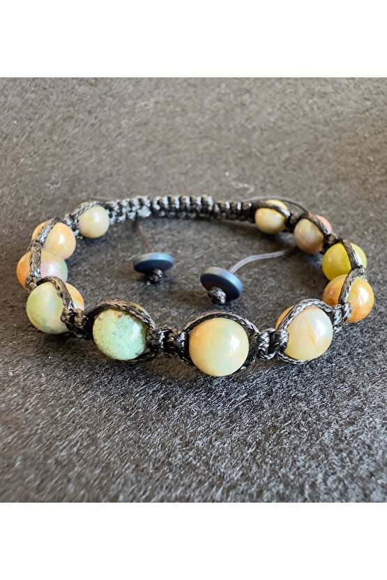 Doğaltaş bileklik{Akik taşı }