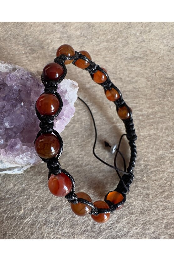 Doğaltaş Bileklik(Akik taşı )