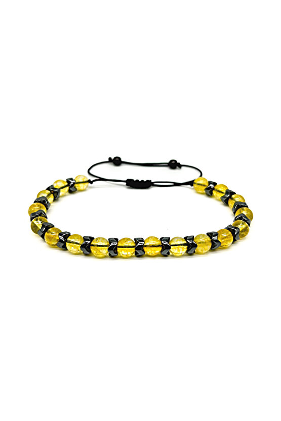 Sitrin ve Hematit Bileklik