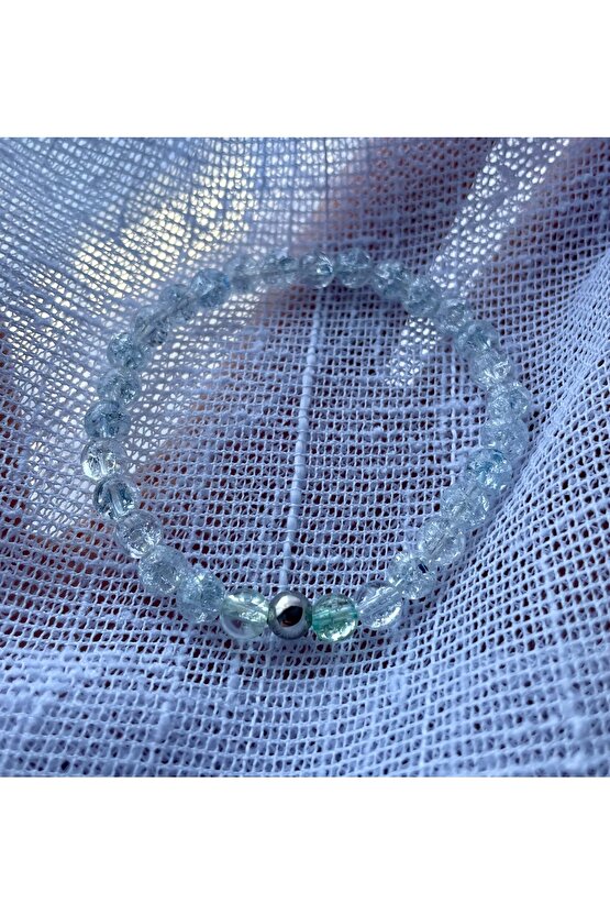 Doğaltaş nal figürlü  ikili şans bilekliği