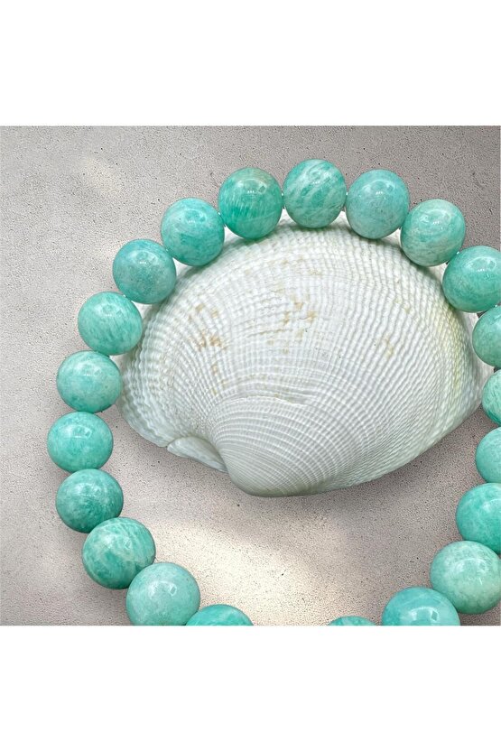 Sertifikalı Amazonit Doğaltaş Bileklik