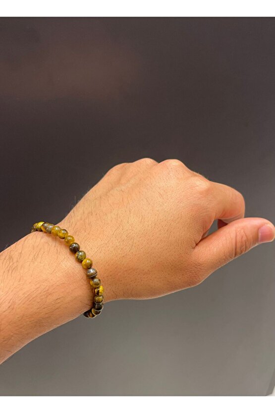 AuraStone Kaplangözü 6mm Doğaltaş Bileklik