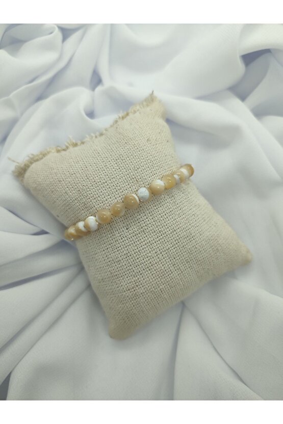 Istiridye Sedef Doğal Taş Bileklik