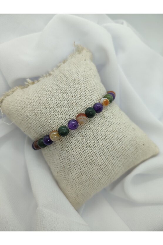 Kova Burcu Doğal Taş Bileklik