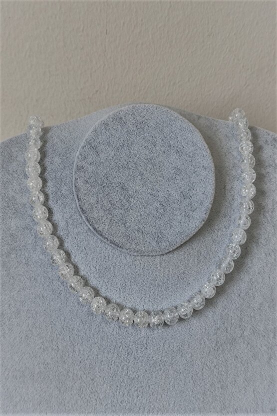 Sertifikalı 8 Mm Necef Doğaltaş Kolye