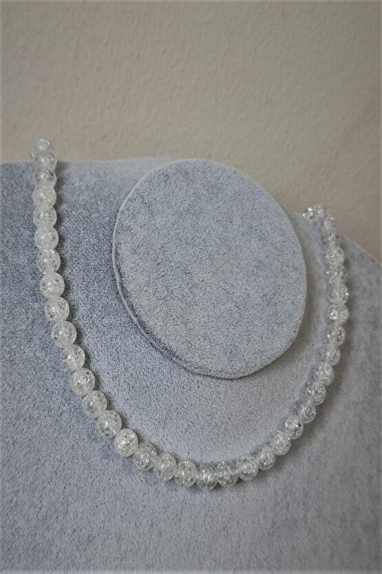 Sertifikalı 8 Mm Necef Doğaltaş Kolye