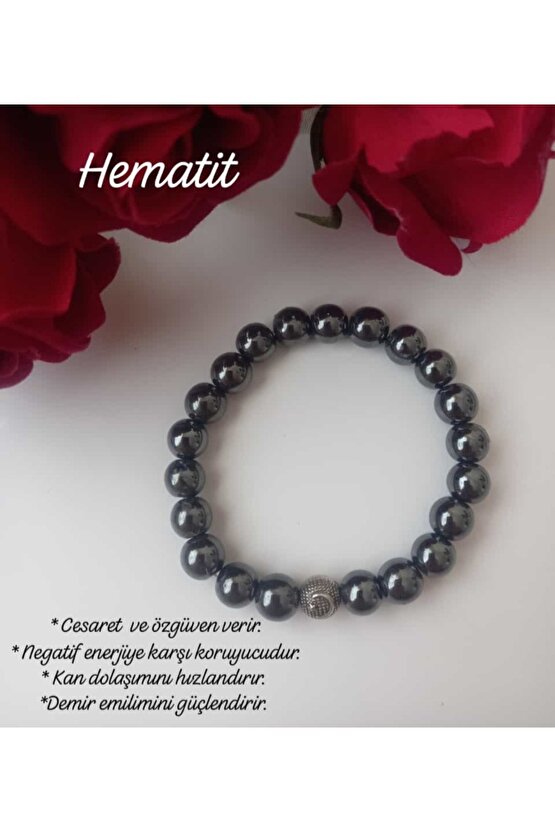 Hematit bileklik