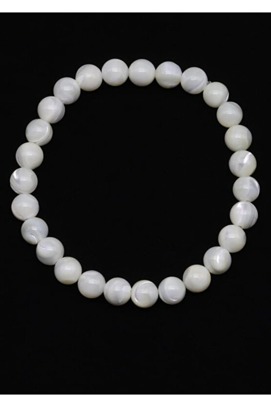 Orijinal Doğal Taş Bileklik 6 mm Yuvarlak Kesim