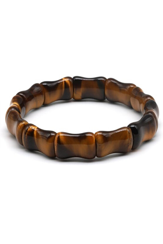 Premium Kaplan Gözü Taş Roleks Bileklik 20 Cm