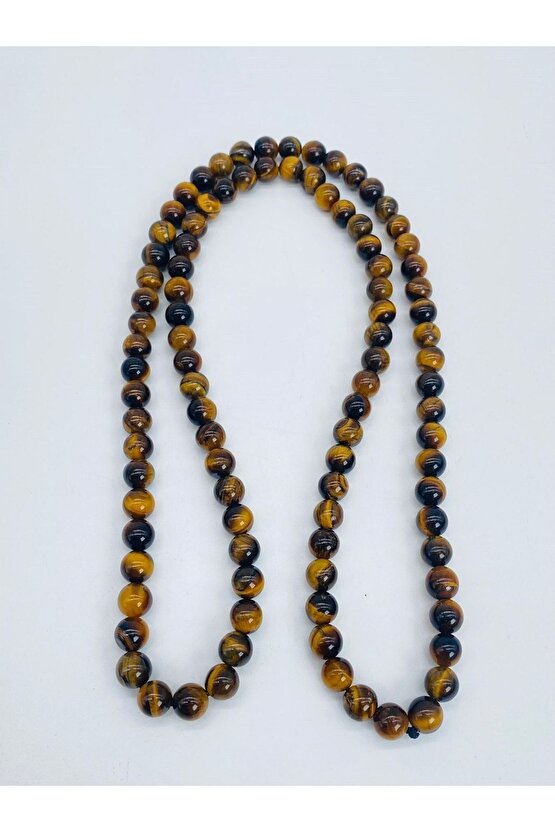 Kaplan Gözü Doğal Taş Mala 8 Mm