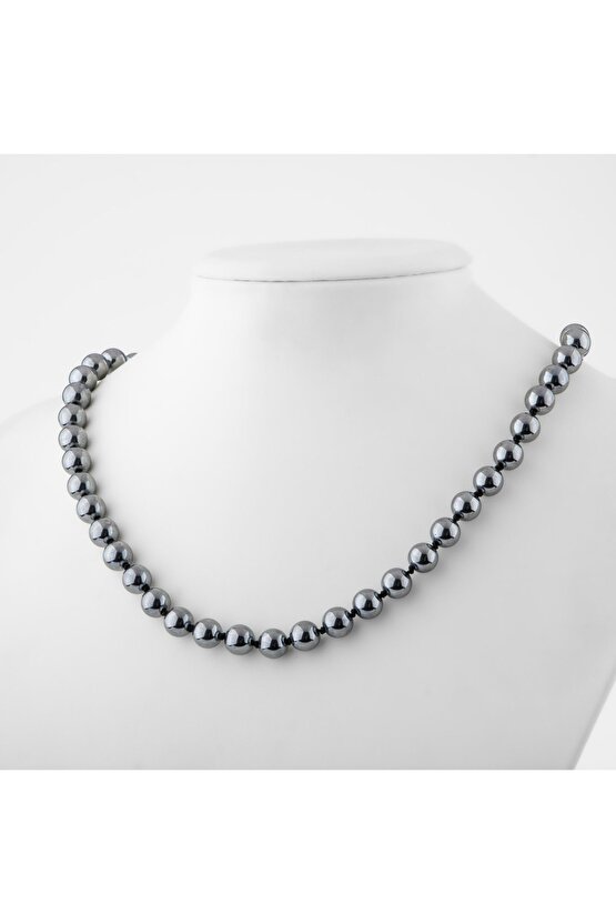 Trehartz 8 Mm Düğümlü Doğal Taş Kolye