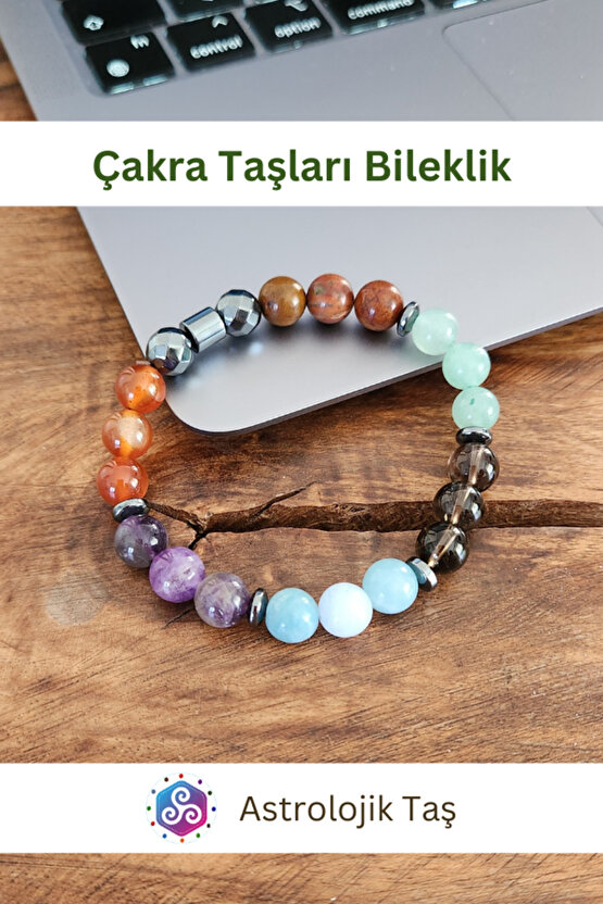 Doğal Taş Çakra Bilekliği