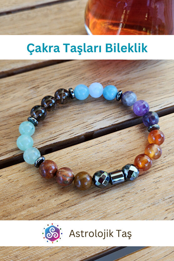 Doğal Taş Çakra Bilekliği
