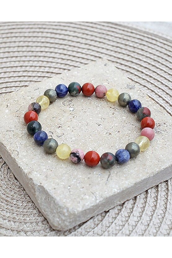 Doğal Taş 8mm Bileklik Diyabet