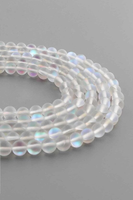 Termal Kuvars Doğal Taş Mat Beyaz Küre Kesim 6mm Dizi [AB+]