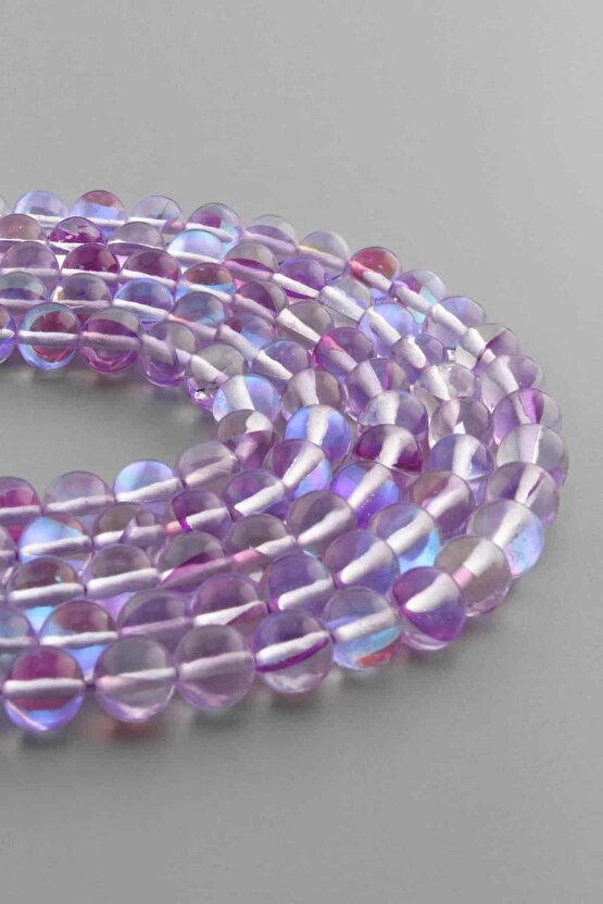 Termal Kuvars Doğal Taş Parlak Mor 8mm Dizi