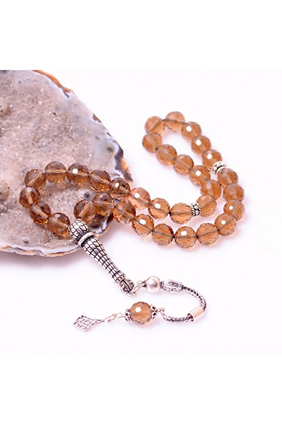 Zultanit Taşı Gümüş Tesbih ( 8 mm ) - Renk Değiştiren Ürün