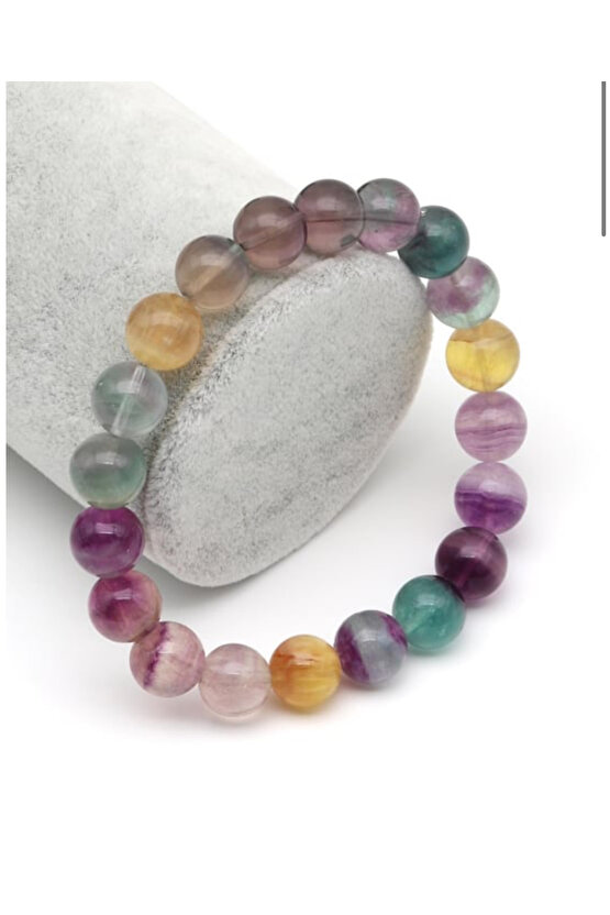 Florit Taşı Bileklik 10 mm ( A Kalite )