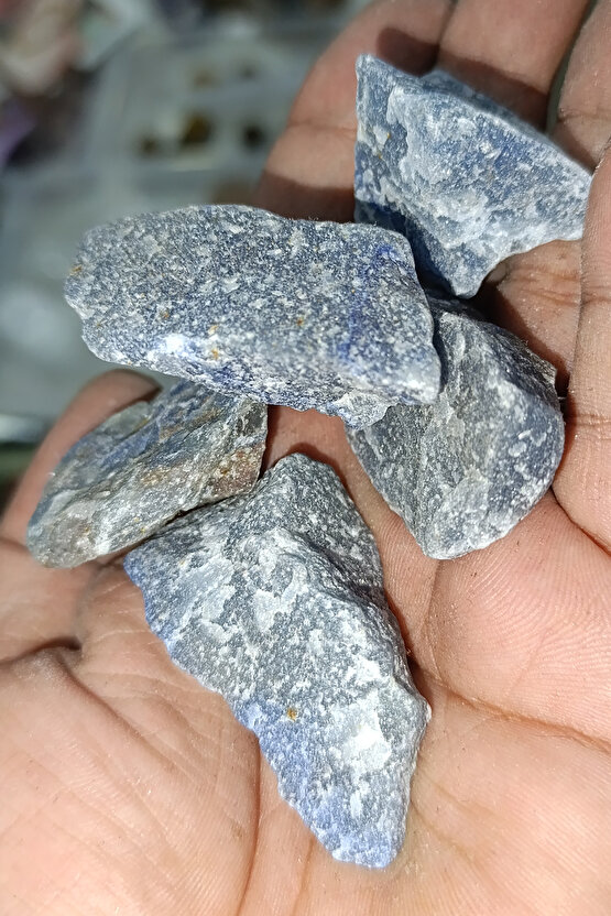 Mavi Aventurin Taşı İşlenmemiş Doğaltaş Kütle 1 Adet