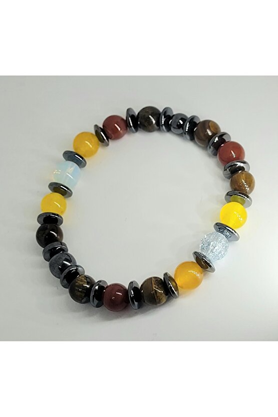 Doğal Taş Para Mıknatısı Bileklik