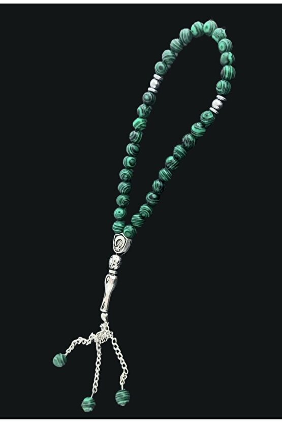 Doğaltaş Malahit  tespih