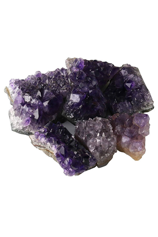 Ham Işlenmemiş Ametist Taşı Parça Doğal Taş Kütle