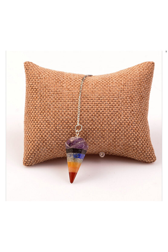 7 Çakra Doğal Taş Pandül Sarkaç