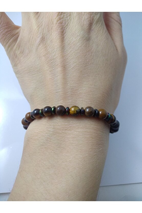 Kaplangözü Taşı Tespih Ve Bileklik Takım Doğaltaş Tespih-bileklik Takım