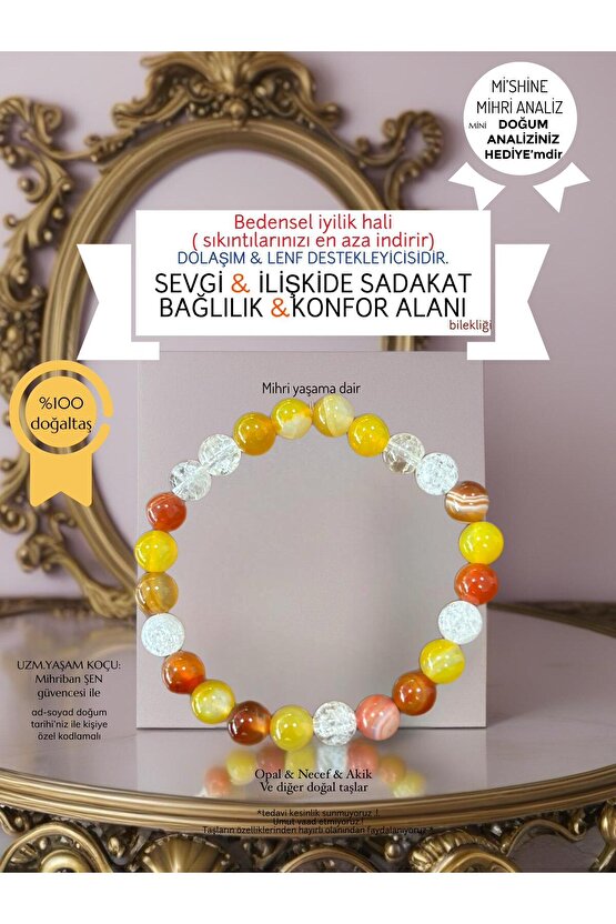 Doğaltaş Necef Nazar Koruma Bilekliği