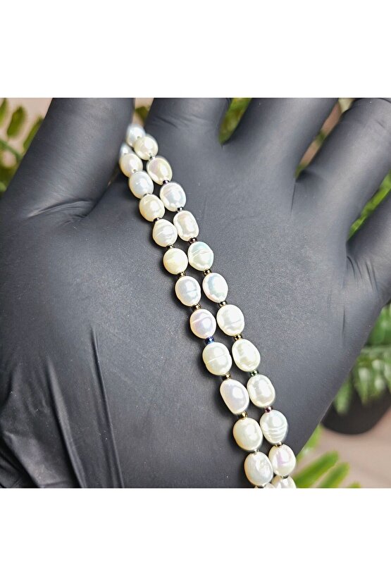 İnci Doğal Taş Halhal - Colourful Küçük 1 Adet El Yapımı Tasarım Ürünler