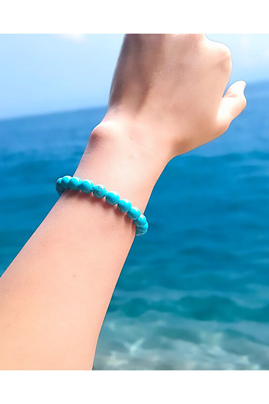 Turkuaz Taşı Bileklik 8 mm
